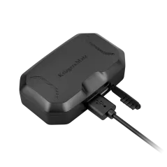 Bezprzewodowe słuchawki douszne z power bankiem Kruger&Matz M6 - kolor czarny