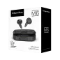 Bezprzewodowe słuchawki douszne z power bankiem Kruger&Matz M6 - kolor czarny