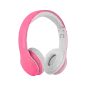 Bezprzewodowe słuchawki nauszne dla dzieci Kruger&Matz model Street Kids , kolor różowy