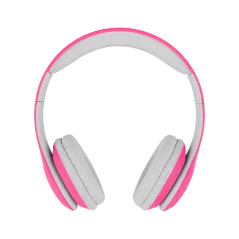 Bezprzewodowe słuchawki nauszne dla dzieci Kruger&Matz model Street Kids , kolor różowy