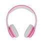 Bezprzewodowe słuchawki nauszne dla dzieci Kruger&Matz model Street Kids , kolor różowy