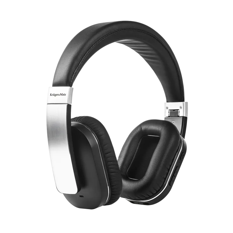 Bezprzewodowe słuchawki nauszne Kruger&Matz F5A - srebrne