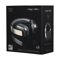 Bezprzewodowe słuchawki nauszne Kruger&Matz F5A - złote