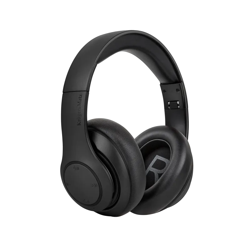 Bezprzewodowe słuchawki nauszne Kruger&Matz model Street 3 Wireless, kolor czarny Bezprzewodowe słuchawki nauszne Kruger&Matz model Street 3 Wireless, kolor czarny