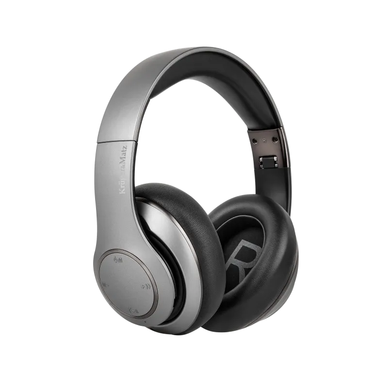 Bezprzewodowe słuchawki nauszne Kruger&Matz model Street 3 Wireless, kolor grafitowy