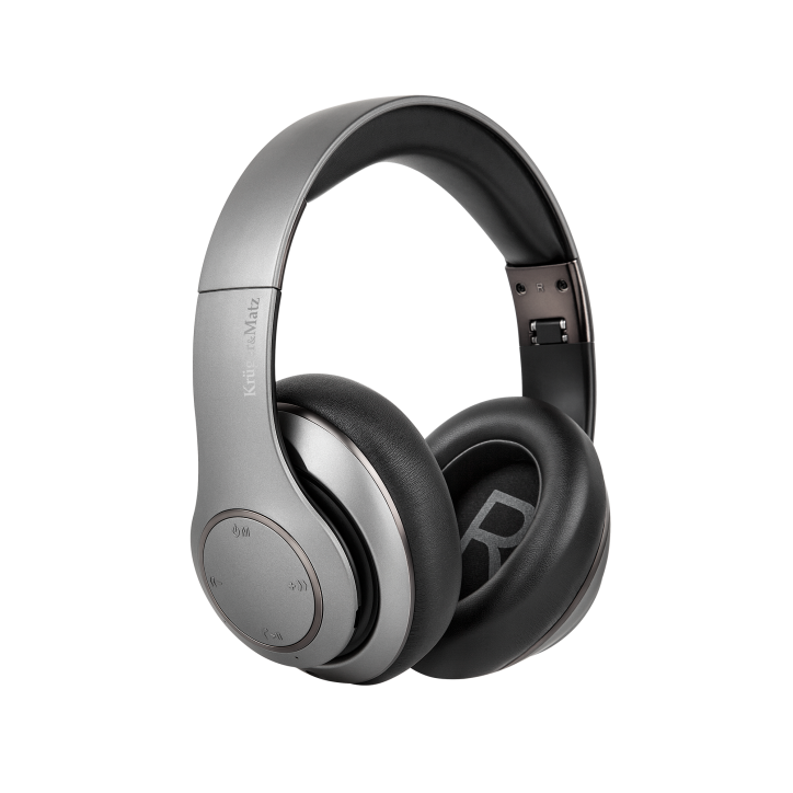 Bezprzewodowe słuchawki nauszne Kruger&Matz model Street 3 Wireless, kolor grafitowy Bezprzewodowe słuchawki nauszne Kruger&Matz model Street 3 Wireless, kolor grafitowy