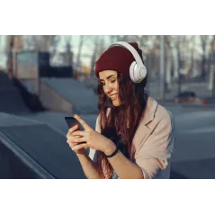 Bezprzewodowe słuchawki nauszne Kruger&Matz model Street 3 Wireless, kolor grafitowy