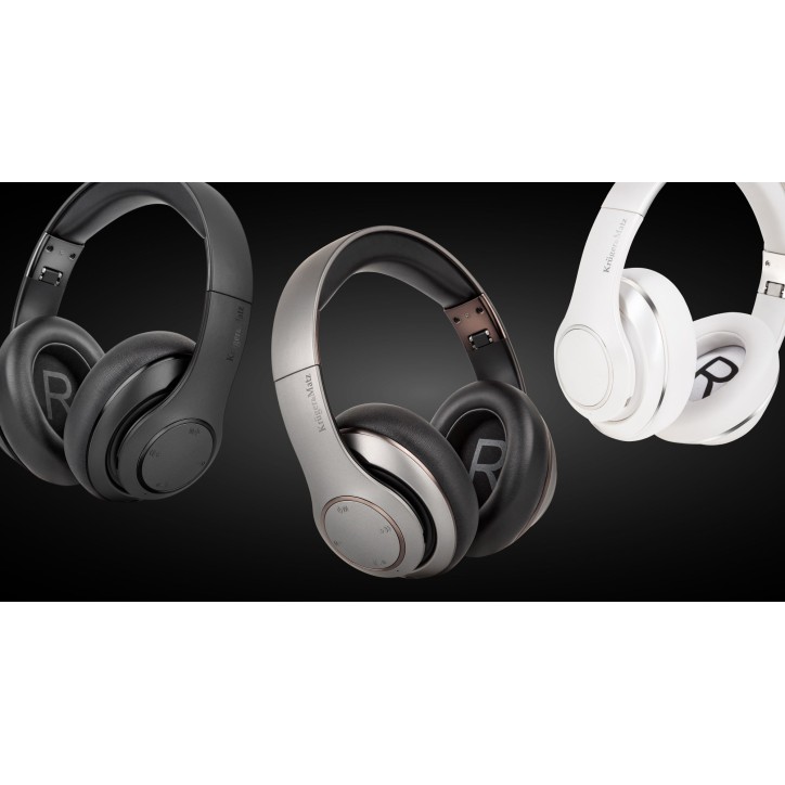 Bezprzewodowe słuchawki nauszne Kruger&Matz model Street 3 Wireless, kolor grafitowy Bezprzewodowe słuchawki nauszne Kruger&Matz model Street 3 Wireless, kolor grafitowy