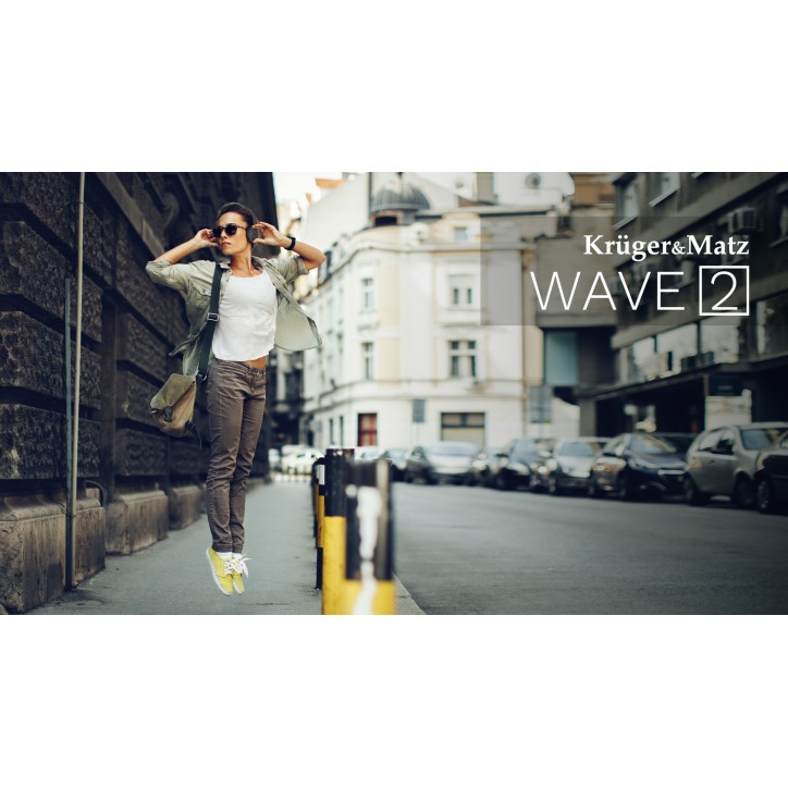 Bezprzewodowe słuchawki nauszne Kruger&Matz model Wave 2 Bezprzewodowe słuchawki nauszne Kruger&Matz model Wave 2