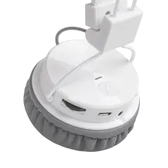 Bezprzewodowe słuchawki nauszne Kruger&Matz model Wave BT, kolor biały