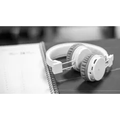 Bezprzewodowe słuchawki nauszne Kruger&Matz model Wave BT, kolor czarny