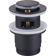 Korek klik-klak mały z tuleją mosiężną czarny Duro | sklep