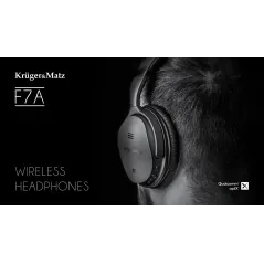 Bezprzewodowe słuchawki nauszne z ANC Kruger&Matz F7A