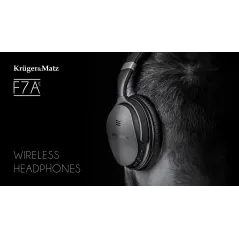Bezprzewodowe słuchawki nauszne z ANC Kruger&Matz F7A Lite