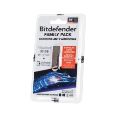 Bitdefender Family Pack na 1 rok + pendrive 32GB