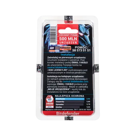 Bitdefender Family Pack na 1 rok + pendrive 32GB