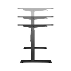 Biurko pneumatyczne z regulacją wysokości