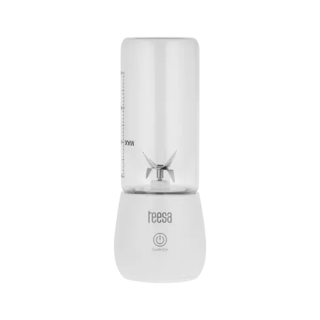 Blender bezprzewodowy, szklany kubek, 450ml, 100W , 6 noży