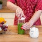 Blender bezprzewodowy, szklany kubek, 450ml, 100W , 6 noży Blender bezprzewodowy, szklany kubek, 450ml, 100W , 6 noży