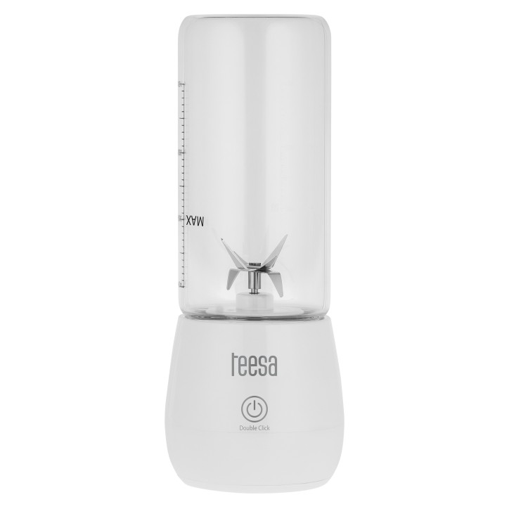 Blender bezprzewodowy, szklany kubek, 450ml, 100W , 6 noży Blender bezprzewodowy, szklany kubek, 450ml, 100W , 6 noży