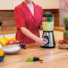 Blender kielichowy EASY EXPERT GO 1300W , szklany kielich 1,5L + kubek podróżny 600 ml