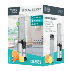 Blender personalny z dwoma kubkami