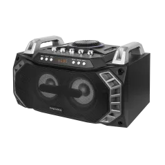 Boombox z funkcją Bluetooth i karaoke, radiem FM i mikrofonem