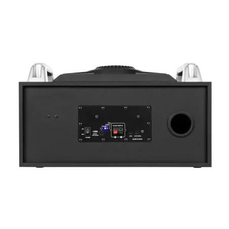 Boombox z funkcją Bluetooth i karaoke, radiem FM i mikrofonem