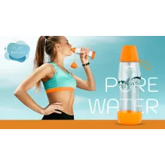 Butelka filtrująca TEESA PURE WATER ORANGE