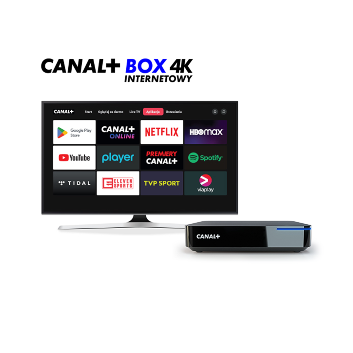 Canal+ BOX 4k z AndroidBox i pakietem TV Canal+ BOX 4k z AndroidBox i pakietem TV