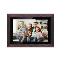 Cyfrowa ramka Kruger&Matz na zdjęcia FRAMEO Wi-Fi 10,1" drewniana ramka