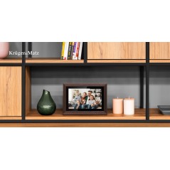 Cyfrowa ramka Kruger&Matz na zdjęcia FRAMEO Wi-Fi 10,1" drewniana ramka
