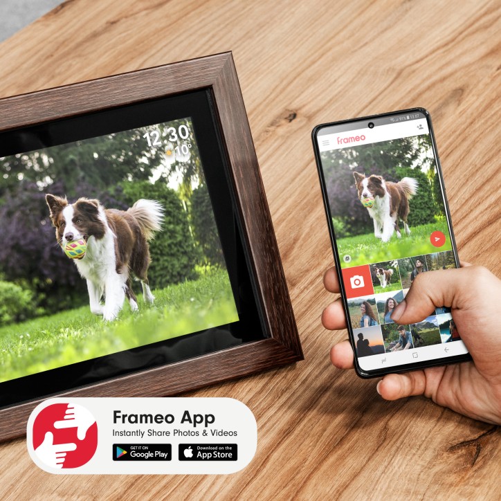 Cyfrowa ramka Kruger&Matz na zdjęcia FRAMEO Wi-Fi 10,1" drewniana ramka Cyfrowa ramka Kruger&Matz na zdjęcia FRAMEO Wi-Fi 10,1" drewniana ramka