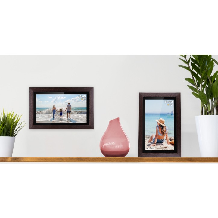 Cyfrowa ramka Kruger&Matz na zdjęcia FRAMEO Wi-Fi 10,1" drewniana ramka Cyfrowa ramka Kruger&Matz na zdjęcia FRAMEO Wi-Fi 10,1" drewniana ramka