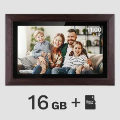 Cyfrowa ramka Kruger&Matz na zdjęcia FRAMEO Wi-Fi 15" drewniana ramka