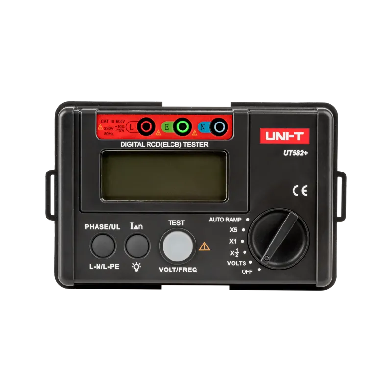 Cyfrowy tester wyłączników RCD Uni-T UT582+ Cyfrowy tester wyłączników RCD Uni-T UT582+
