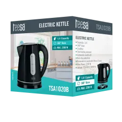 Czajnik elektryczny TEESA, 2200 W, czarny, 1,8L