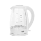 Czajnik elektryczny TEESA, szklany, 2000 W, biały, 1,7 L Czajnik elektryczny TEESA, szklany, 2000 W, biały, 1,7 L