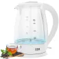 Czajnik elektryczny TEESA, szklany, 2000 W, biały, 1,7 L Czajnik elektryczny TEESA, szklany, 2000 W, biały, 1,7 L
