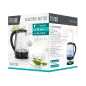 Czajnik elektryczny TEESA, szklany, 2200 W, czarny, 1,7 L Czajnik elektryczny TEESA, szklany, 2200 W, czarny, 1,7 L