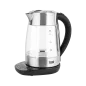 Czajnik elektryczny z regulacją temperatury,TEESA, szklany + inox, 2200W, 1,7L , LED