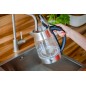Czajnik elektryczny z regulacją temperatury,TEESA, szklany + inox, 2200W, 1,7L , LED