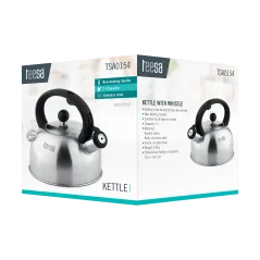 Czajnik ze stali nierdzewnej z gwizdkiem 2L