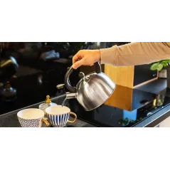 Czajnik ze stali nierdzewnej z gwizdkiem 2L