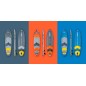 Deska SUP REBEL ACTIVE RBA-4507 - niebieska Deska SUP REBEL ACTIVE RBA-4507 - niebieska