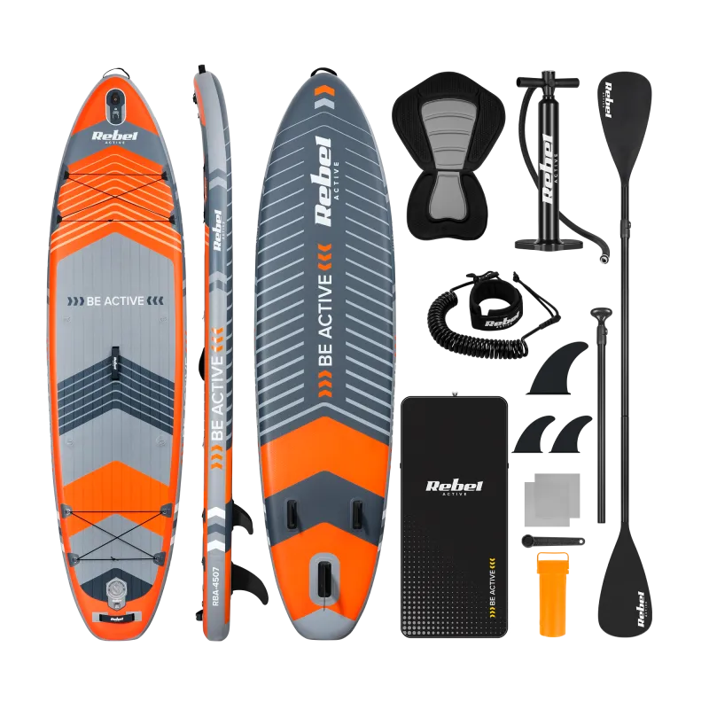 Deska SUP REBEL ACTIVE RBA-4507 - pomarańczowa Deska SUP REBEL ACTIVE RBA-4507 - pomarańczowa