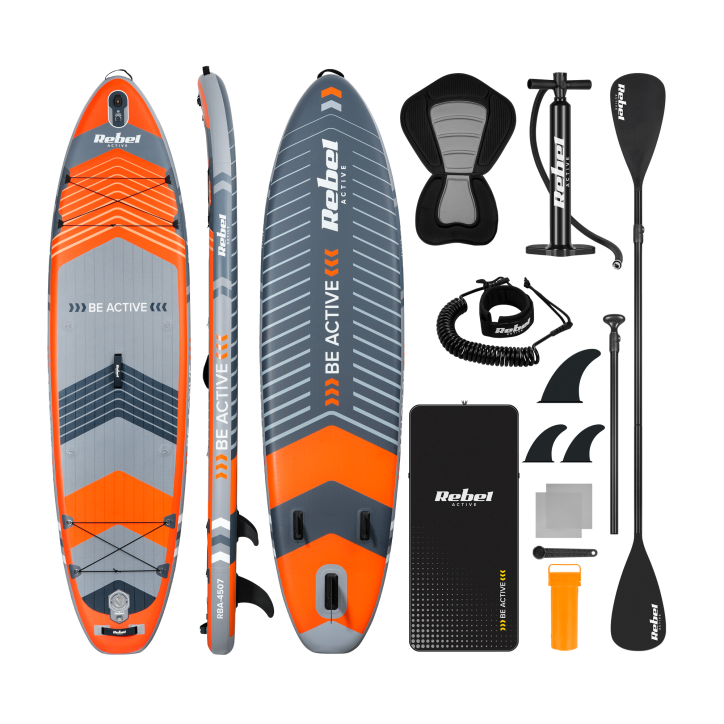 Deska SUP REBEL ACTIVE RBA-4507 - pomarańczowa Deska SUP REBEL ACTIVE RBA-4507 - pomarańczowa