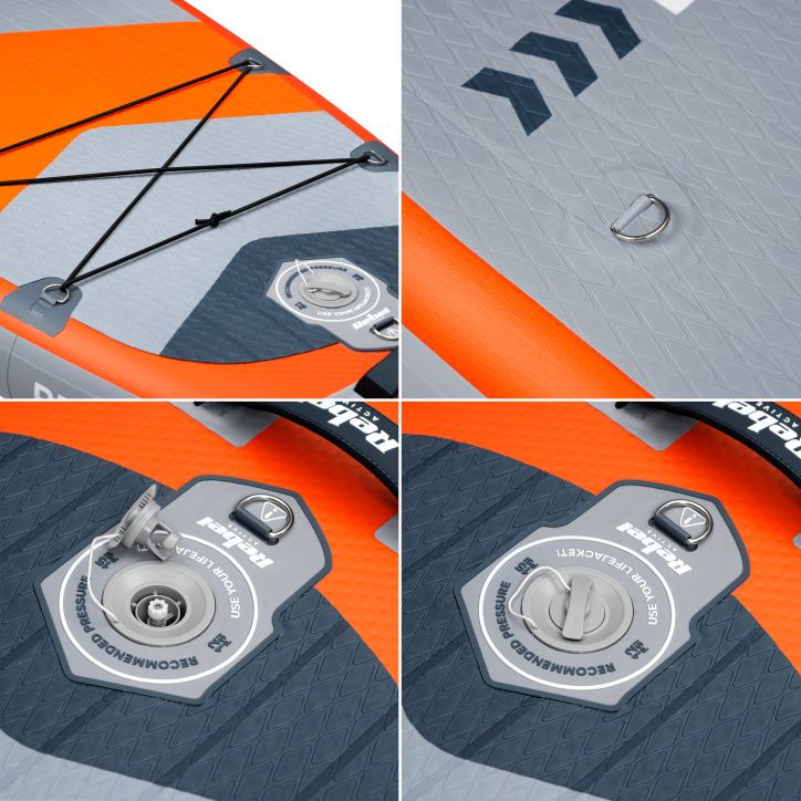 Deska SUP REBEL ACTIVE RBA-4507 - pomarańczowa Deska SUP REBEL ACTIVE RBA-4507 - pomarańczowa