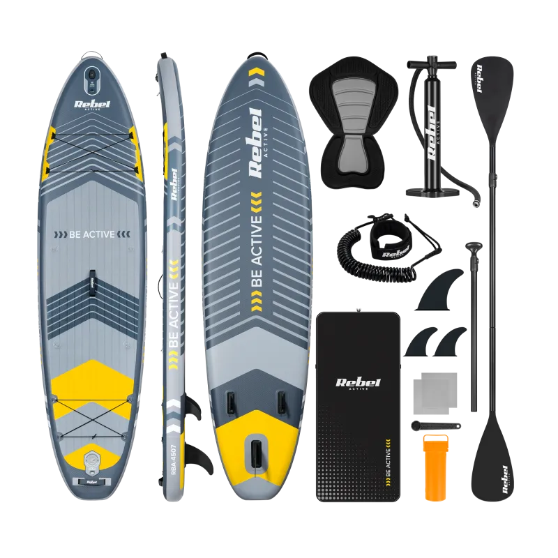 Deska SUP REBEL ACTIVE RBA-4507 - szara Deska SUP REBEL ACTIVE RBA-4507 - szara