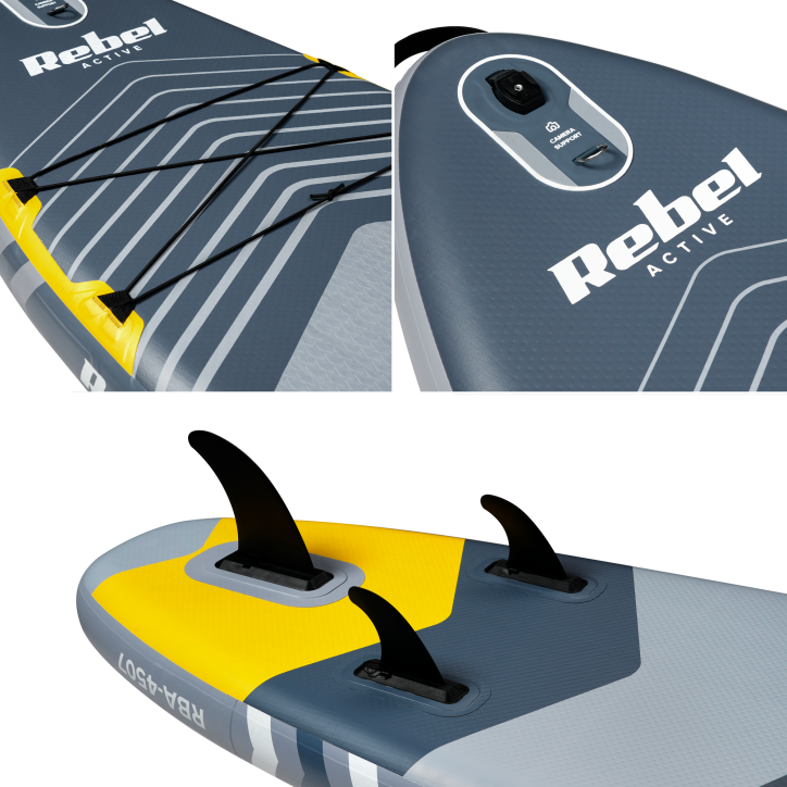 Deska SUP REBEL ACTIVE RBA-4507 - szara Deska SUP REBEL ACTIVE RBA-4507 - szara